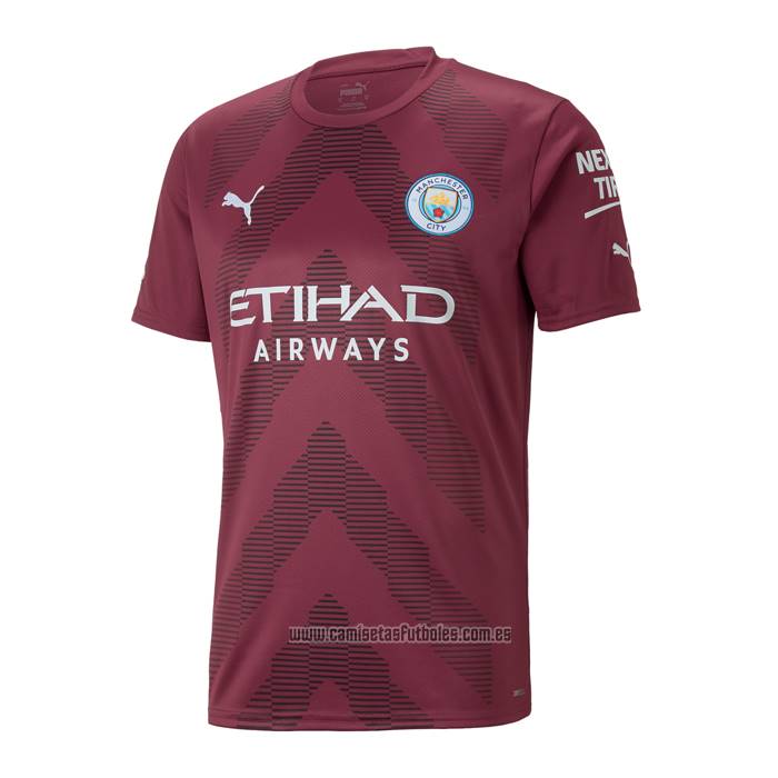 Camiseta del Manchester City Portero 2022-2023 Rojo